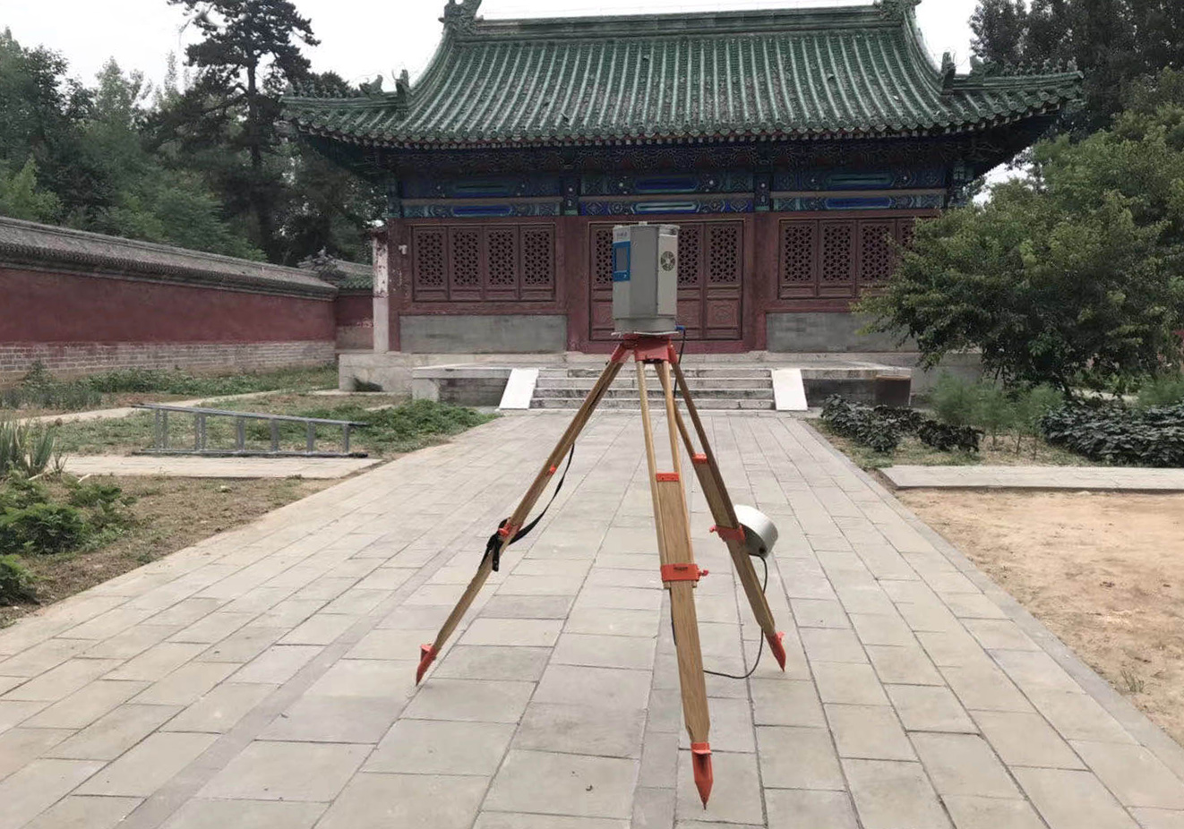  地面掃描儀在古建筑建模中的應用